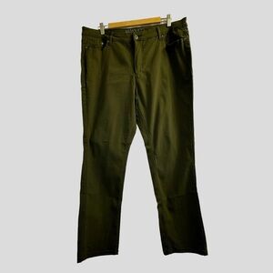 Parasuco Women’s Pants 18 Army Green Straight Leg